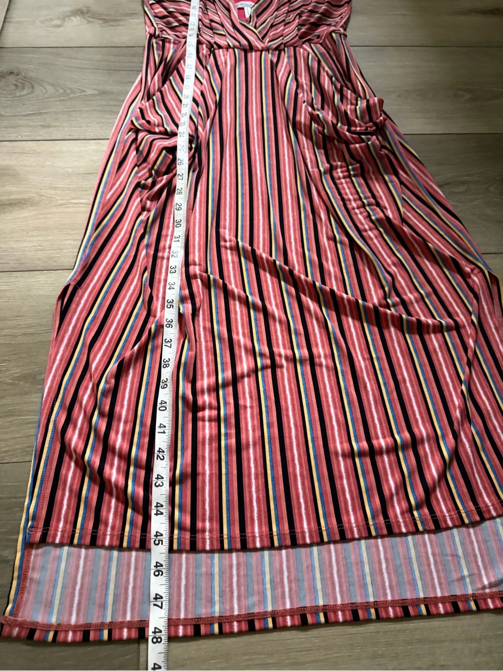 BCBGeneration Printed Midi Faux Wrap Dress EUC - Picture 3 of 5
